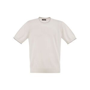 Peserico Men T-Shirt In Pure Cotton Yarn